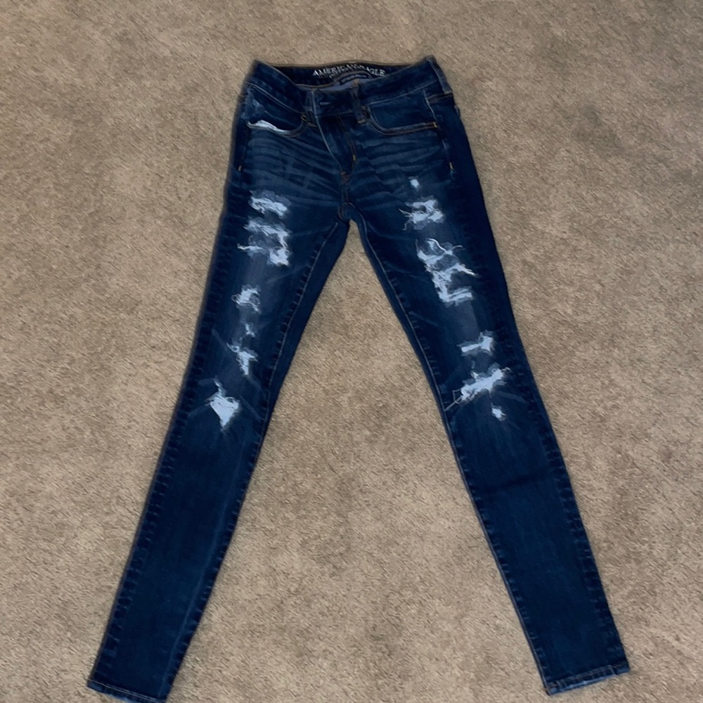 American Eagles ripped jeans Size 0 Regular